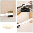 thumbnail image 3 of WRISTBIQUE White Stove Cleaning Brush with Hard Bristle for Gas Stove and Ceramic Tile Gaps, 3 of 8