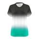 thumbnail image 4 of Camisetas de Verano de las Mujeres de Manga Corta con Cuello en V de Gran Tamaño Camiseta Deportiva Sólida, Base Cómoda Casual, 4 of 4