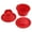 Red, variant on 3-Pack Giant Big Silicone Cupcake Cake Mould Top Cupcake Bake Set Baking Mold Cake Bake Tool