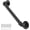 3 FT, variant on 2FT Industrial Staircase Handrail Non-Slip Pipe Bar Foot Rail Wall Mount Stair Rail Vintage Grab Bar for Steps Black Iron Pipe Handrail for Outdoor Indoor Stairs Loft Porch Hand Rail (2ft)