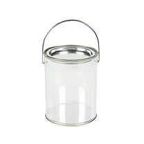 Plastic Paint Can Containers (6Pc) - Party Supplies - 6 Pieces