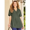 thumbnail image 2 of Catherines Women's Plus Size Crochet Swing Tunic, 2 of 3