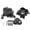 Black, variant on Nieyigj Aluminium Alloy Gear Box Shell Replacement for TRAXXAS TRX-4/6 Simulation 1/10 RC Car Silver (2.4 inches / 62 mm)