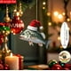 thumbnail image 4 of Adornos navideños, adornos navideños, regalos navideños, adornos navideños con agujero para árbol, colgantes acrílicos planos 2D, decoración navideña para árbol, adornos para coche, un helicóptero, 4 of 9