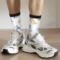 thumbnail image 6 of Masiiu Bluey Pattern Adult Crew Socks, Breathable Color-Block Mid-Calf Socks, Comfortable for Daily Wear and Sports, 6 of 6