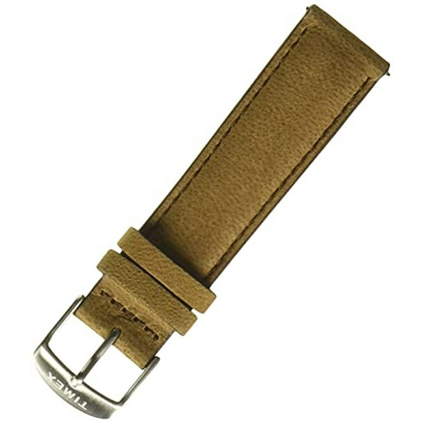 Timex TW7C08500 Correa de liberación rápida de piel marrón de 20 mm de dos piezas Timex Timex