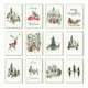 thumbnail image 3 of Carteles e impresiones de decoración navideña, arte de pared de invierno, pintura en lienzo, granja, bosque, ciervo, bosque, 3 of 4