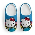 thumbnail image 3 of Kids Slippers Hello Kitty House Slippers Warm Soft Plush Slipper Anti-Slip Winter Fluffy House Shoes for Boys Girls, 3 of 7