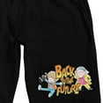 thumbnail image 2 of Back To The Future Chib Marty & Doc Men's Black Sleep Pajama Shorts-XL, 2 of 5