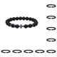 thumbnail image 3 of Pulseras de cuentas de piedra natural Sonducket Turquesa y tigre Tipo 1 10Conjunto, 3 of 6
