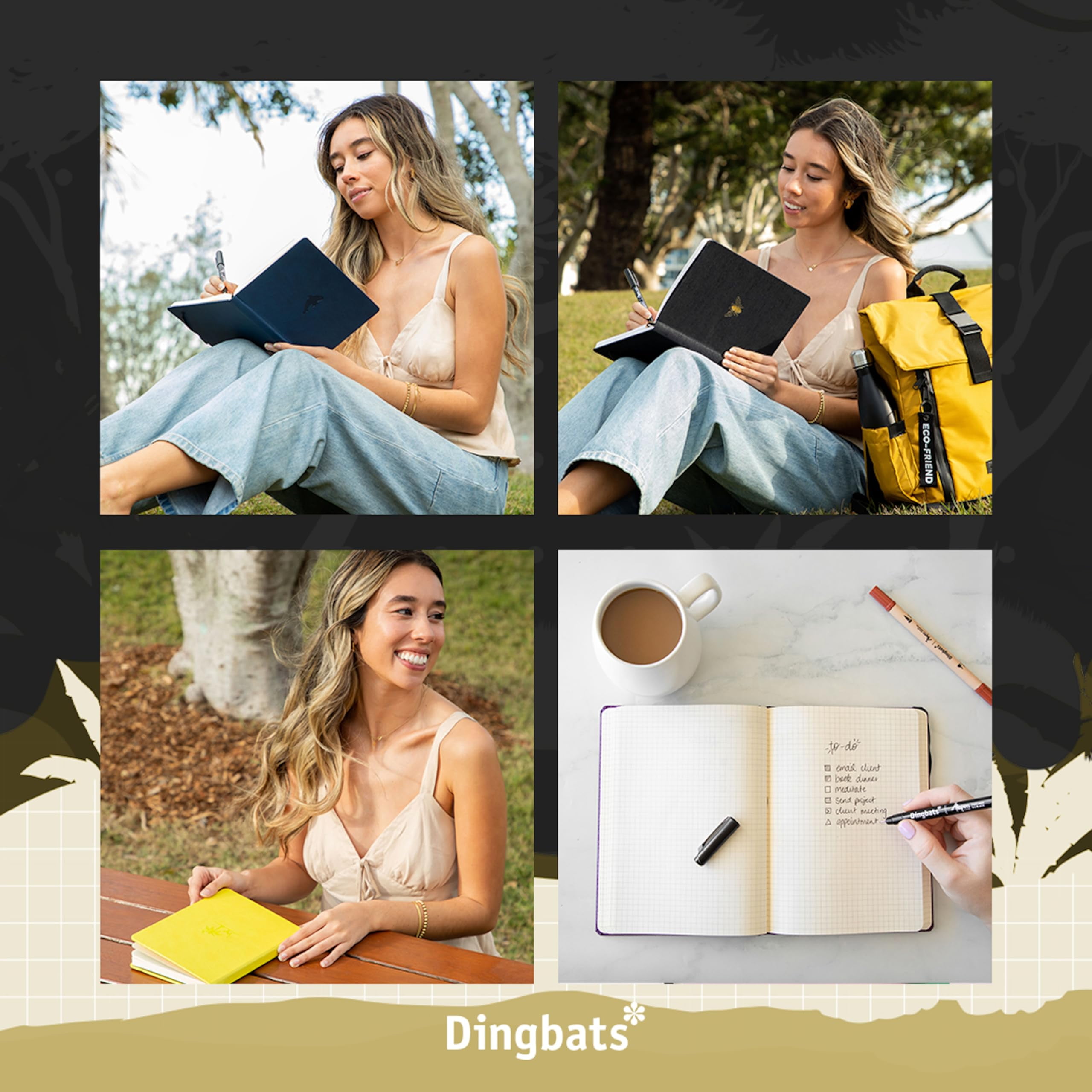 Pro Dingbats* Pro B5 Bee Notebook - Lined, (Hardcover)
