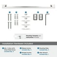 thumbnail image 4 of Amerock Blackrock Polished Nickel 24 inch (610mm) Towel Bar, 4 of 7