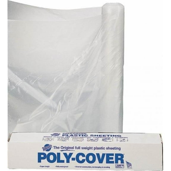 Warp Brothers 795-4X6-C 4-Mil Clear Poly Cover- Clear