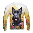 thumbnail image 2 of Welcome Spring Summer Scottish Terrier Portrait Flower Blue Sky All Over Print 3D Sweatshirt Unisex Merch Scottie Dog Lover Gifts - 12001, 2 of 6