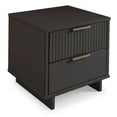 thumbnail image 4 of Manhattan Comfort Granville Engineered Wood Nightstand 2.0 in Dark Gray, 4 of 7