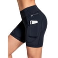 thumbnail image 1 of Pantalones cortos de ciclismo BALEAF 4D acolchados para mujer, color negro, talla M, 1 of 7