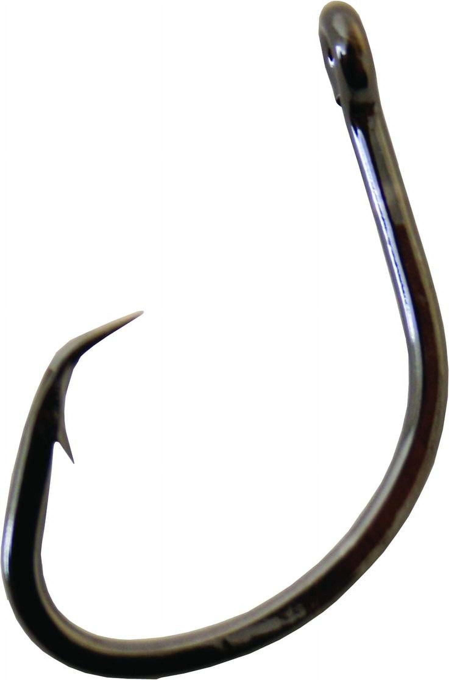 Gamakatsu Nautilus Circle Hook Size 1 Needle Point Offset, for Saltwater Fishing
