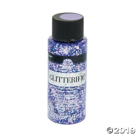 folkart glitterific acrylic oz paint purple