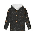 thumbnail image 6 of DISNIMO Galaxy Star Hoodies for Girls Black Hoodie Size 6-7 Kids Streetwear Hoodie Sweatshirt for Girls and Boys Hooded Pullover Sweatshirts for Chidren Soft Clothing, 6 of 7