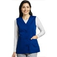 thumbnail image 1 of Marvella by White Cross Women's Button Front Solid Scrub Vest, 1 of 1