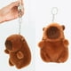 thumbnail image 4 of Adorno de capibara de felpa, colgante de capibara relleno, llavero de felpa, mochila colgante, abalorio de capibara, 4 of 5