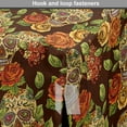thumbnail image 4 of Sugar Skull Dog Crate Cover, Autumn Colored Flowers and Leaves Patterns in Smily Head Bones, Easy to Use Pet Kennel Cover Small Dogs Puppies Kittens, 7 Sizes, Pale Green Yellow Orange, by Ambesonne, 4 of 6