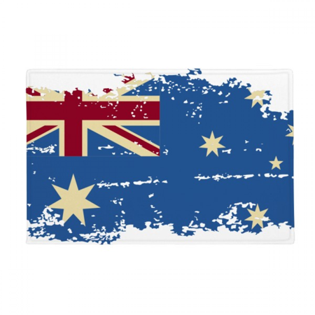 Australia Flavor Flag Retro Illustration Ground Mat Non Slip Floor Bathroom Door Rug Carpet