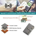 thumbnail image 4 of SENDEFN Small Womens Wallet Leather Bifold Card Holder RFID Blocking with Zipper Coin Pocket, 4 of 6