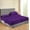 Purple, variant on 900 Thread Count 5 Piece Split California King Sheets Sets Set ( 2- Twin XL Fitted Sheets 1-Flat sheet and 2-Pillow covers ) with 27" deep pocket for Adjustable Bed Color Purple Solid