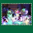 thumbnail image 1 of 6 bolas navideñas brillantes con luces LED colgantes, bolas rellenables, adornos colgantes para árbol de Navidad para fiestas, 1 of 12
