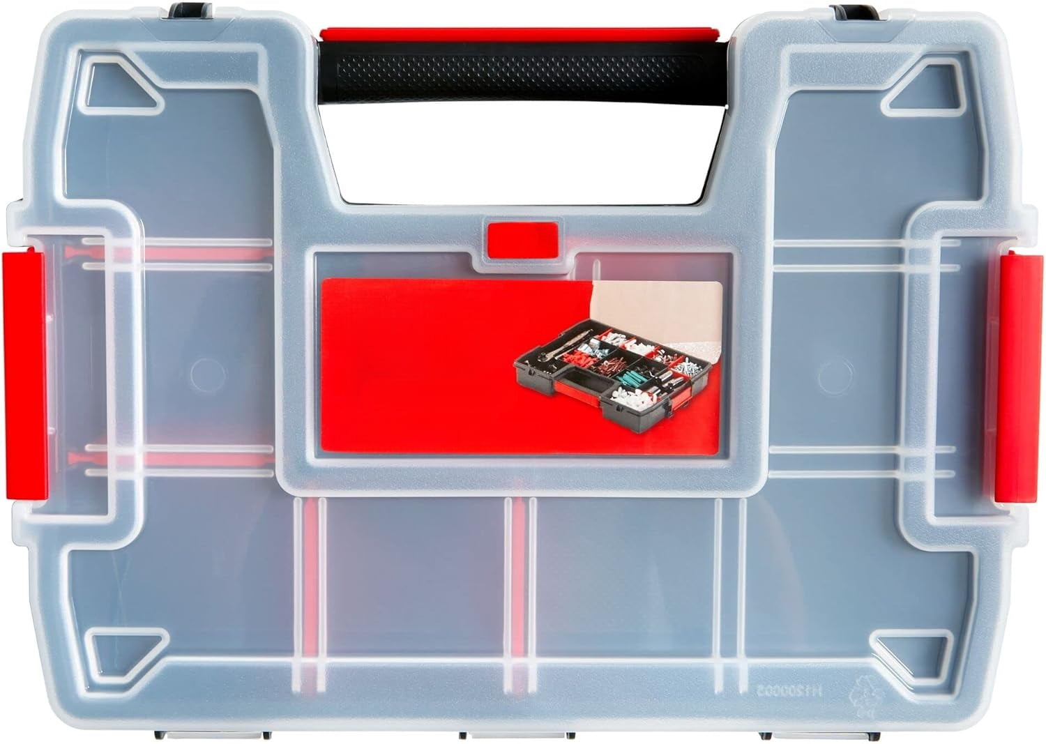 Tool Organizer, 2-Packs with 14-Compartments, Lid Includes Secure Latch (CMST60944M)