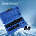 thumbnail image 4 of Transemion 13 Pieces/Set Rusted Screw Stud Extractor Home Hotel Broken Drill Bits Bolts Damaged Nut Remover Assortment Extracting Tool Accessories, 4 of 8