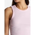 thumbnail image 4 of No Boundaries Ribbed High Neck Tank Top, Women's XXS-XXL, 4 of 5
