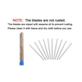 thumbnail image 2 of Hair Tattoo Trim Hair Razor Pen For Hair Design Stainless Steel Face Shaping Device, Engraved Pen/ 10 Blades/Tweezer Hair Styling Eyebrows Beards Razor Tool, 2 of 6