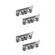 thumbnail image 4 of Speravity 2 unids/set rodillo de puerta corredera 4/8 ruedas Hardware rueda de pista polea suministros para el hogar accesorios de Metal para el Type1 NO1 Speravity  CBP593371, 4 of 5