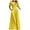 Yellow, variant on Women's Plus Size Wide Leg Jumpsuit - Solid Color, Short Sleeve, Fashionable & Elegant, All-Season Fit - S-XXXL