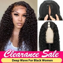20 Inch Deep Wave Lace Front Wigs Human Hair Hd Lace Frontal Wigs For Black Women Hair 13x6x1 Transparent Lace 250%