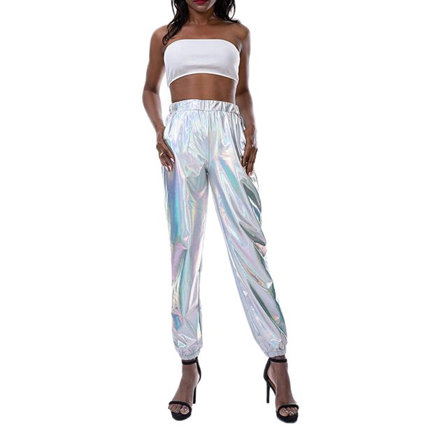 holographic cargo pants