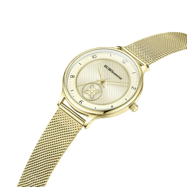 Reloj para Dama BCBG Max Azria Extensible de Acero Dorado