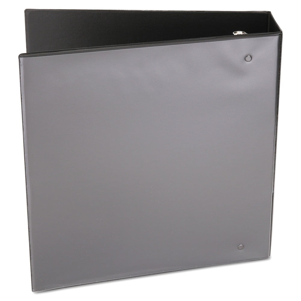 Universal UNV20991 Economy 3 in. Capacity 11 in. x 8.5 in. 3 Round Ring View Binder - Black
