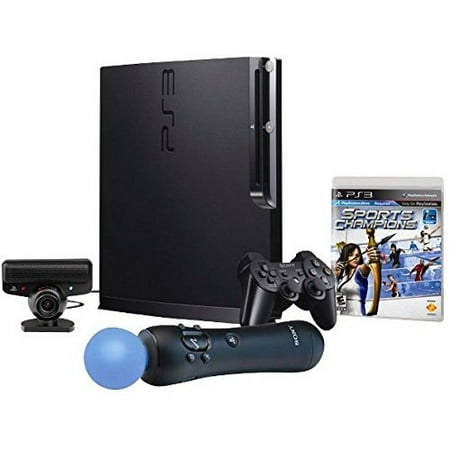 Refurbished PlayStation 3 - 320 GB System PlayStation Move (Best Deal On Ps3 Bundle)