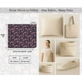 thumbnail image 7 of Printed Cotton Canvas Fabric by Soimoi | Floral Pattern - Blue | 56 Inch Wide | Sold By 10 Yard | Heavy Duty Craft & Upholstery Fabric, 7 of 7