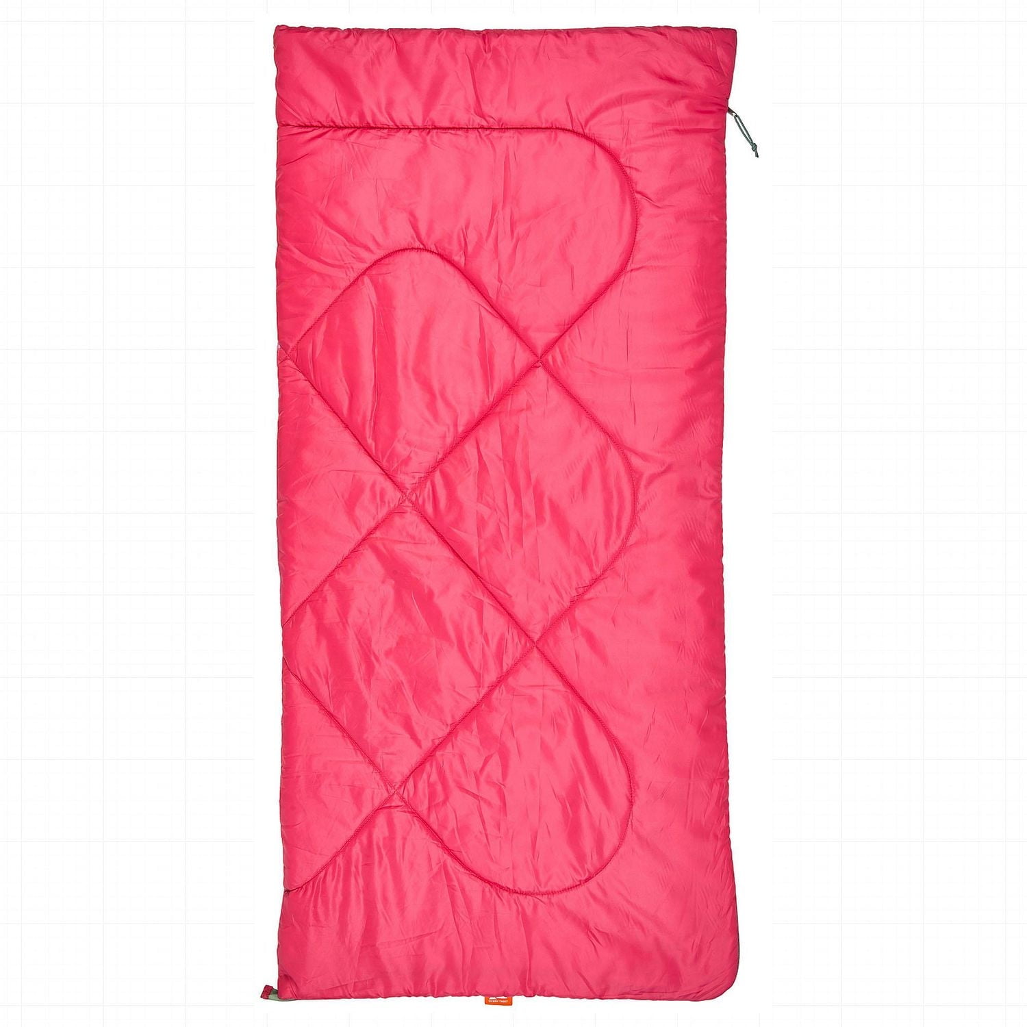 Ozark Trail Kid's Sleeping Bag, 56" (L) x 26" (W), No Temp Rating , Polyester Fabric Outer, Girl, Sleeping Bag