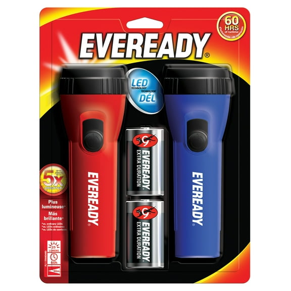 Eveready General Purpose LED Flashlight 2 Pack