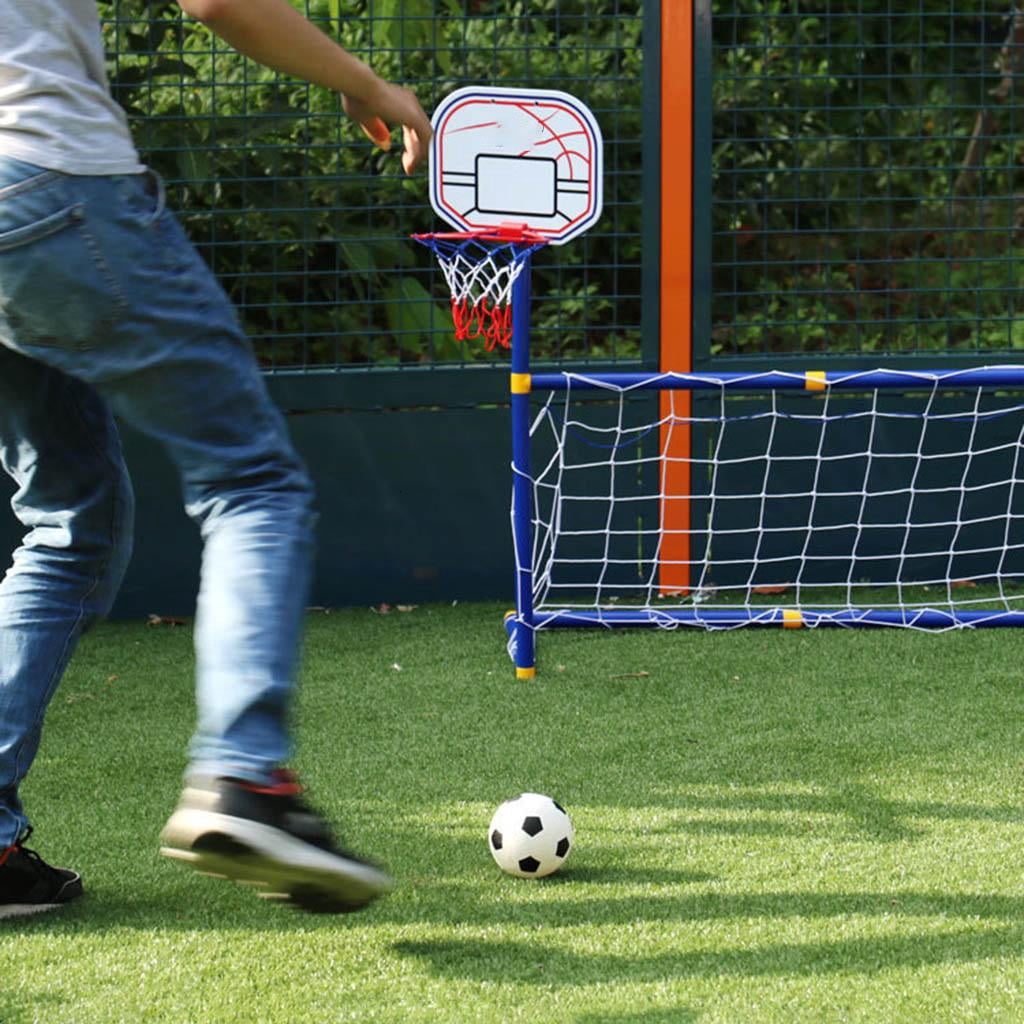 CEORPER Outdoor Basketball and Football combination is Convenient to Carry and Entertain