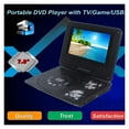 thumbnail image 4 of Portable 7.8" DVD Player with TV Built-In Perfect for Family Entertainment and Road Trips, 4 of 5