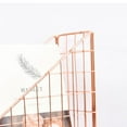 thumbnail image 4 of SENSETH Metal Wire Magazine Rack Desktop Organizer (Rose Gold), 4 of 6
