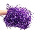 thumbnail image 4 of El pompón de animadora de color morado con brillo metálico. En todos los colores., 4 of 5
