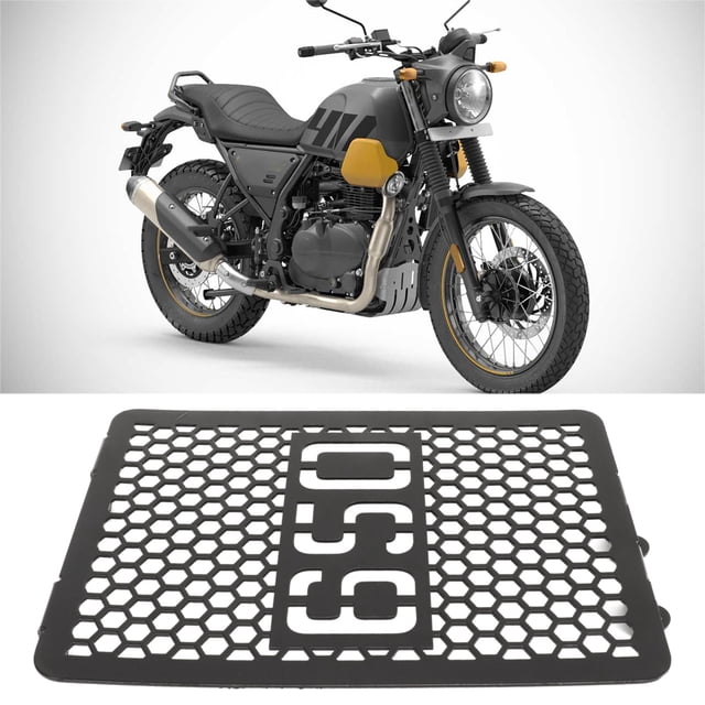Motorcycle Water Radiator Protective Cover, Aluminum Radiator Guard Grille Protective Cover Oxidation For Interceptor GT