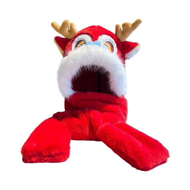 Gorro con orejeras de peluche de animal para invierno, ideal como regalo de cumpleaños para mujeres y niñas. Estilo B
